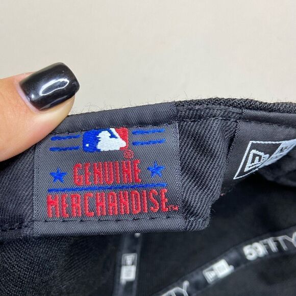 New Era 59Fifty Hat Basic Washington Nationals "W" Black - Picture 11 of 13